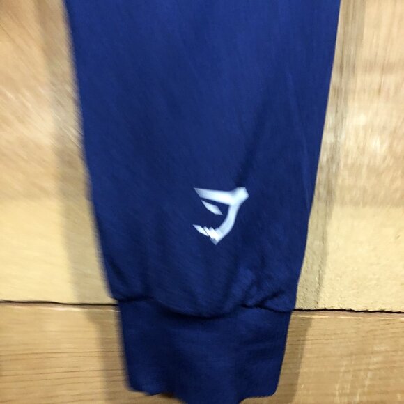 Gymshark Vital Seamless 2.0 Jogger Sweatpants Womens Size Medium Drawstring Blue - Picture 9 of 9